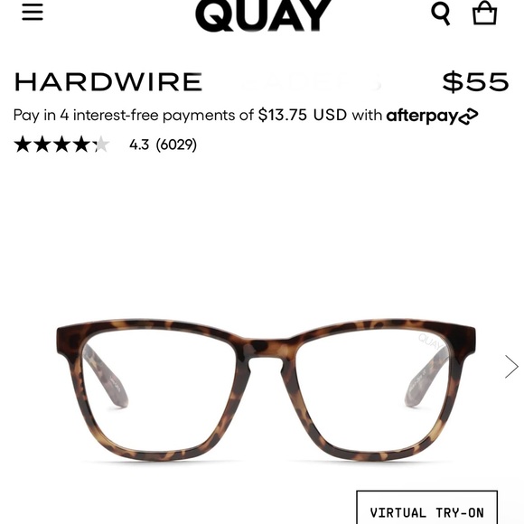 Quay Australia Hardwire Blue Light Readers - Picture 4 of 5